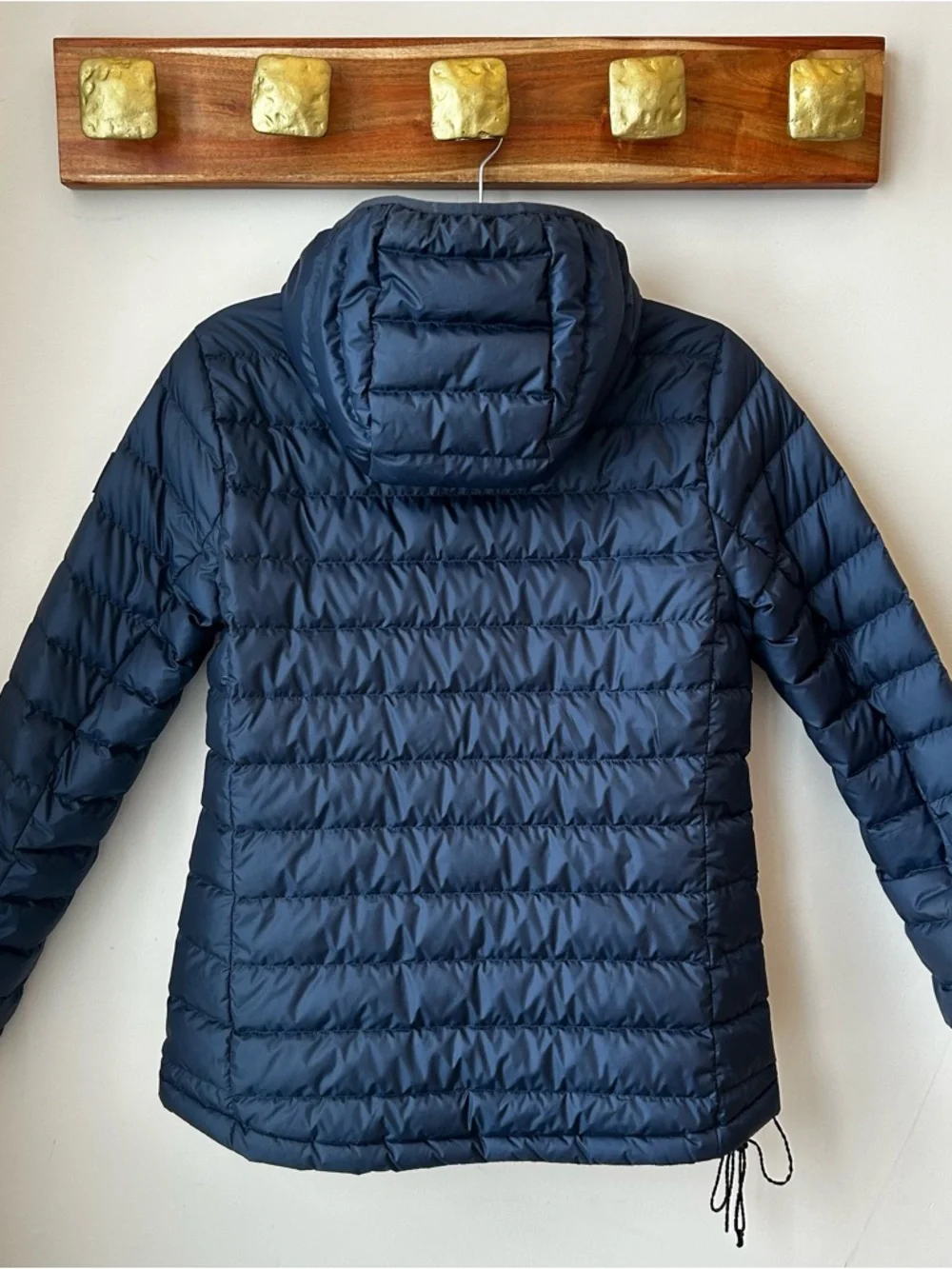 Lole Women's Navy Packable Puffer Jacket with Hood Lightweight Size S - Picture 2 of 7